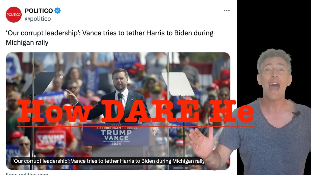 Dastardly Trump Campaign "Tries to Tie Kamala to Biden"