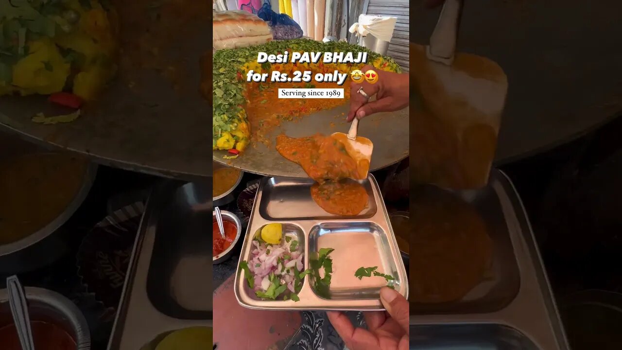 Pav Bhaji 😋 #shorts #foodvlog