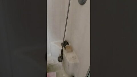 What in the world happened in this shower? #homeinspection