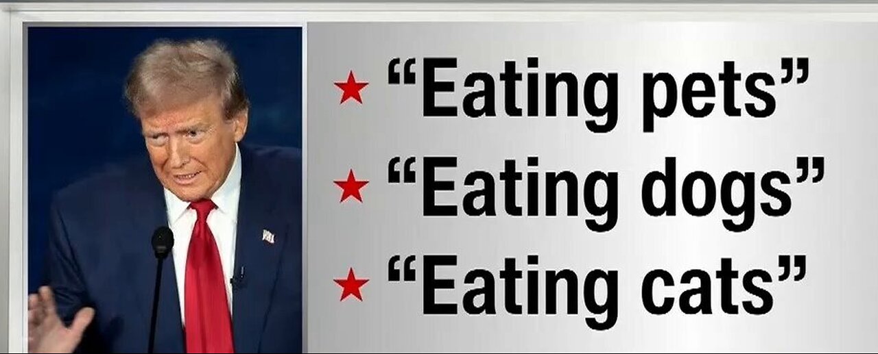 Donald Trump: Why did he mention about "They are eating cats and dogs in Springfield"