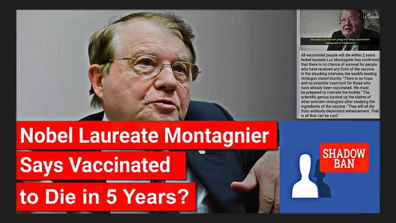 Ermordete Prof. Dr. LUC MONTAGNIER: "Geimpfte" sterben innerhalb von 5 Jahren🙈