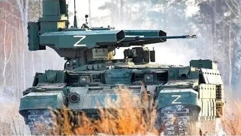 Rare footage of the BMPT Terminator in action