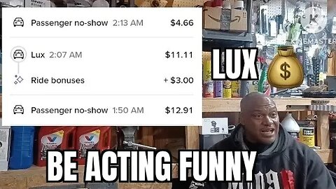 Lux App 🚘 Ghost Cancels? They Still 💰 Paying Me 💰 Passenger No Call No Show.