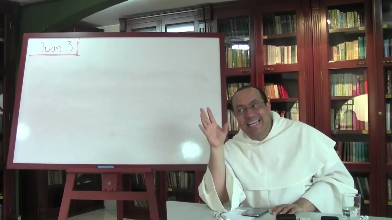5 de 16 - San Juan; el Evangelista de Cristo. Jesús y Nicodemo (Parte 1 de 2) - Fray Nelson Medina.