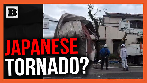 Aftermath of Tornado Hitting Japanese City Ahead of Typhoon Shanshan