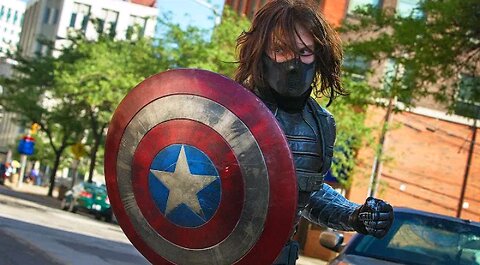 Captain America vs The Winter Soldier - Highway Fight Scene - Captain America: The Winter Soldier