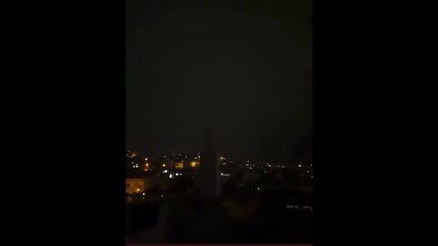 Scary footage of the earthquake in Turkey tonight.