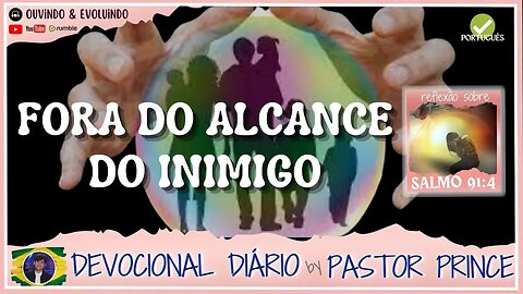 O INIMIGO NÃO ME PEGA! | Pastor Joseph Prince | DEVOCIONAL para meditação