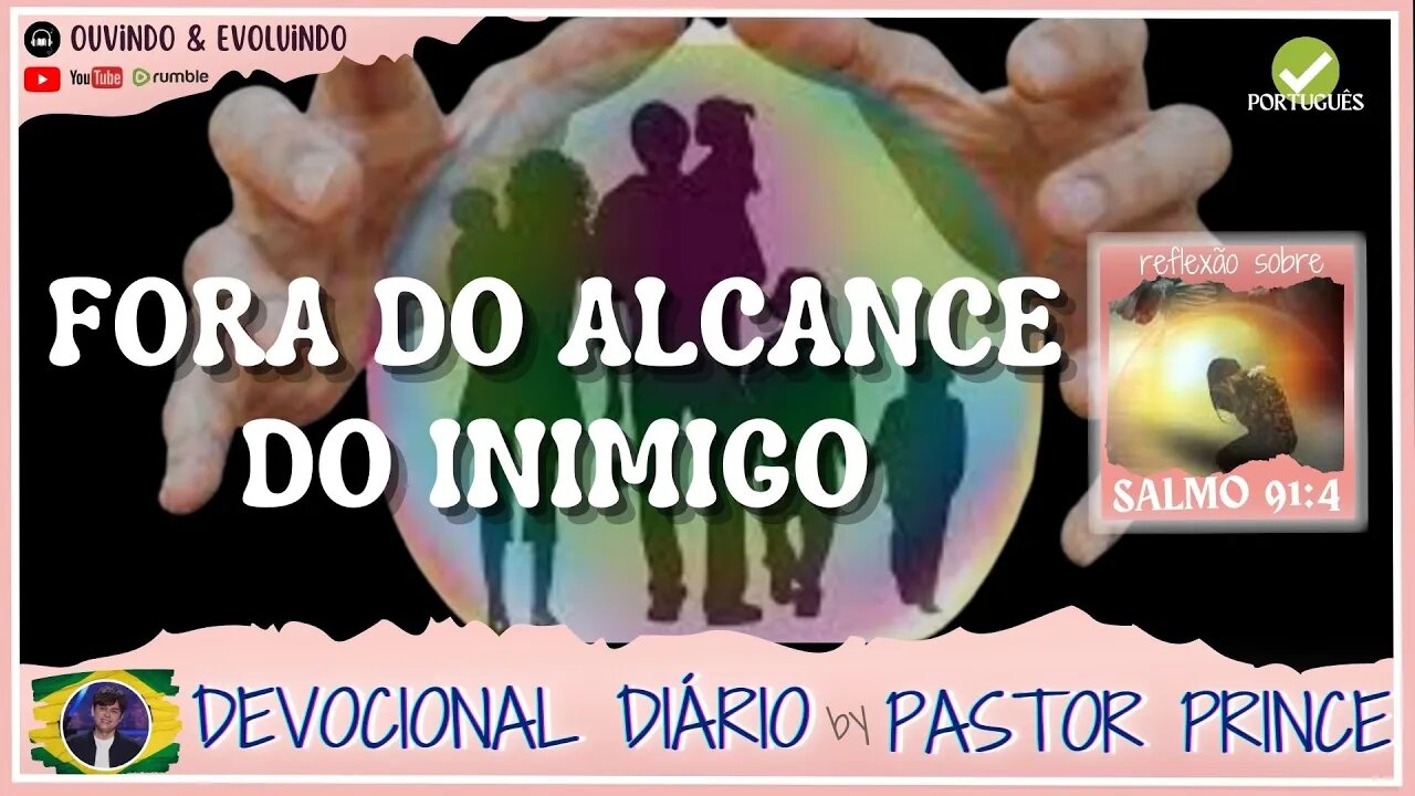 O INIMIGO NÃO ME PEGA! | Pastor Joseph Prince | DEVOCIONAL para meditação