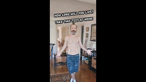 Take this simple at home test to find out how long you're going to live? Take this simple test.
