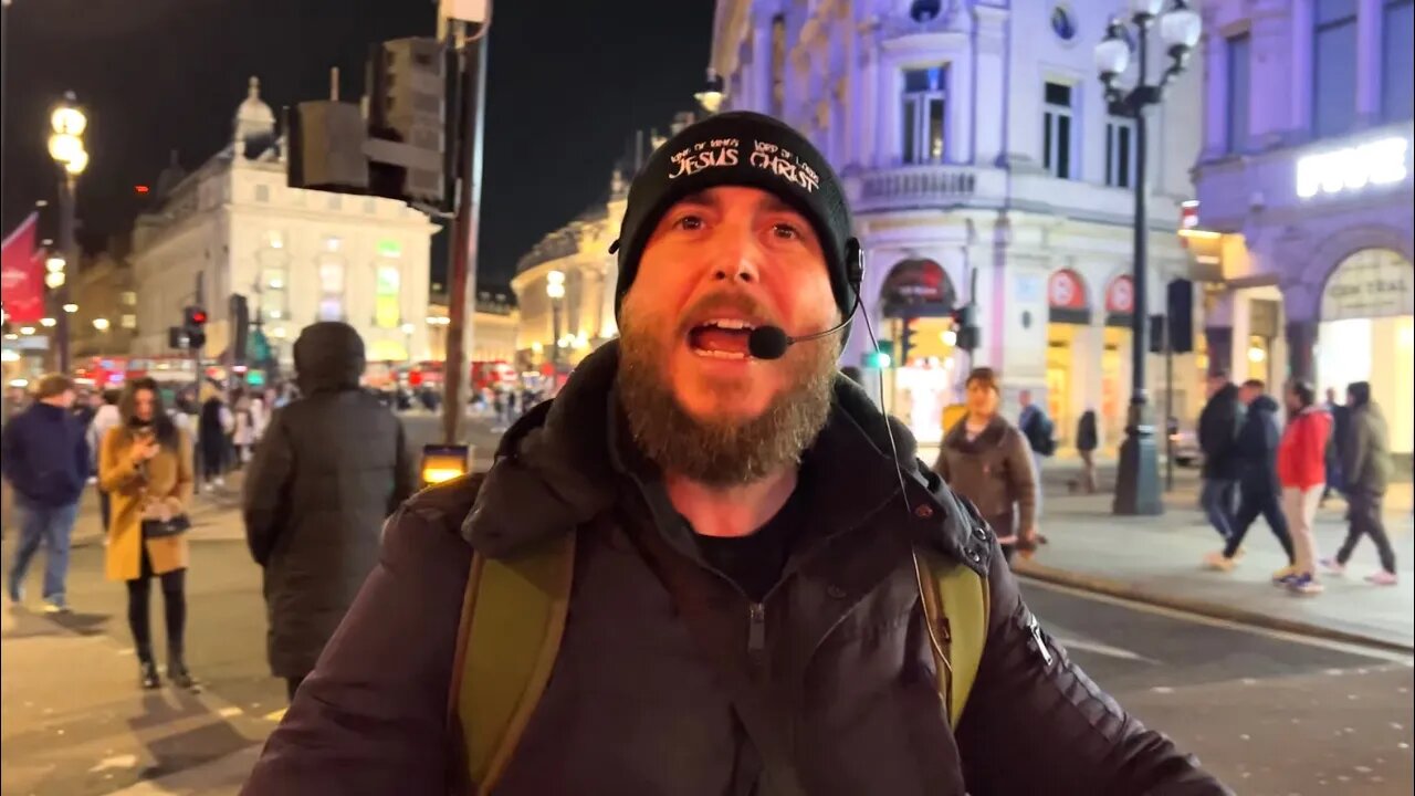 We are trying to snatch your souls from the fire. | Preaching in London