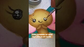 #shorts #pinturaemtecido aula Para iniciante #comodibujar