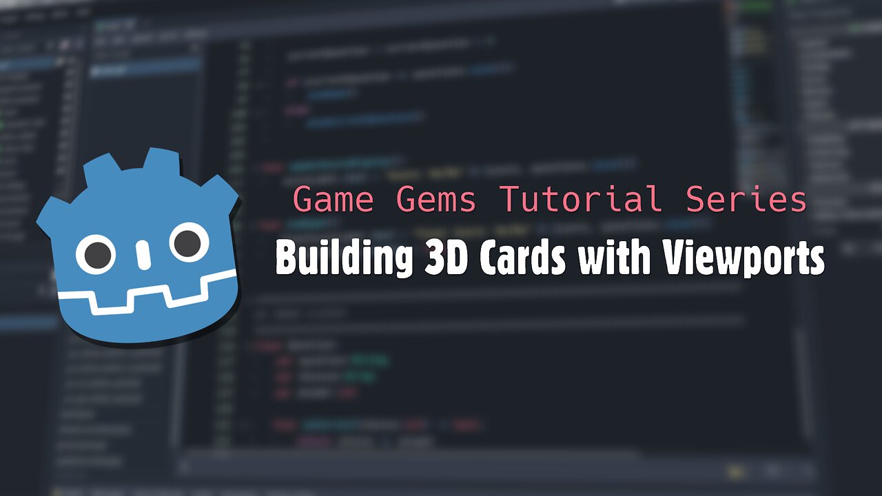 Godot 4 Tutorial - 3D TCG Cards using Viewports