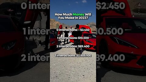 Interact! Success is waiting for you! #motivation #mindset #millionaire #rich #2023 #money