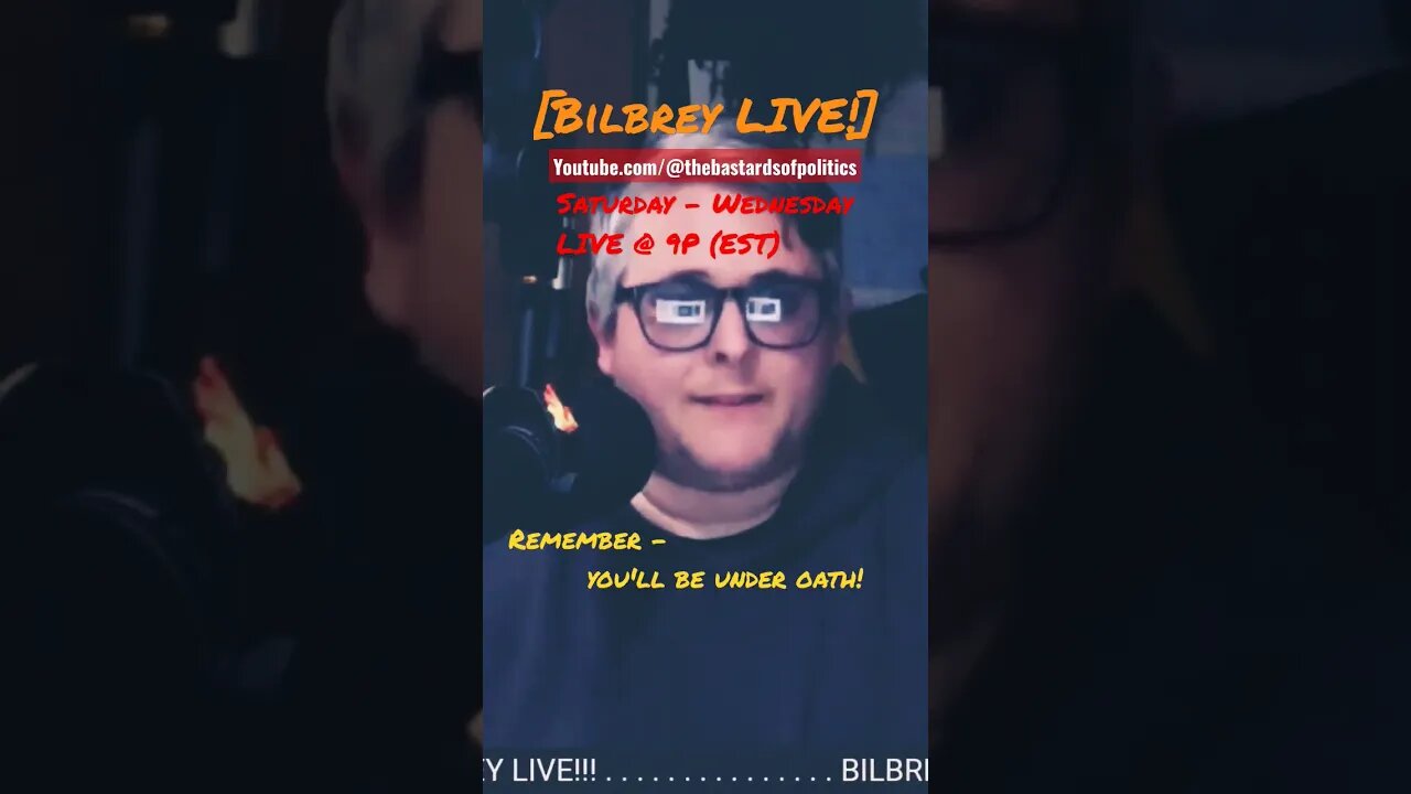 "Remember - You'll Be Under Oath!" #BilbreyLIVE #politicalcommentary #politics