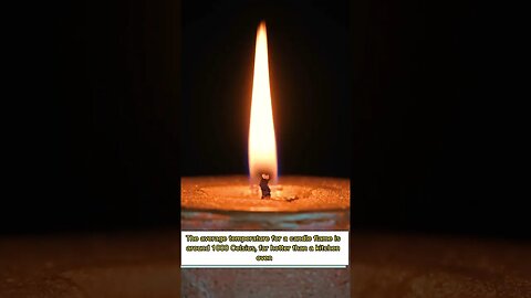 candles are very hot!