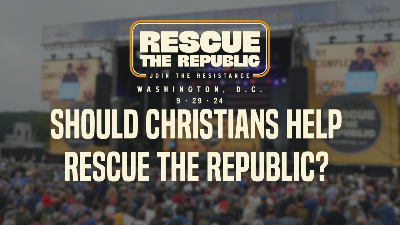 UNCUT: Should Christians Help Rescue the Republic?
