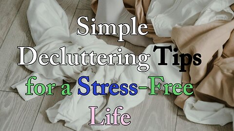 Is Your Messy Home Stressing You Out? Try This NOW!
