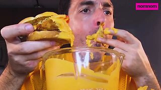 MESSY Mukbangers DESTROYING Cheese Burgers