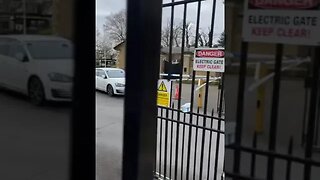 Blood on car crime scene London