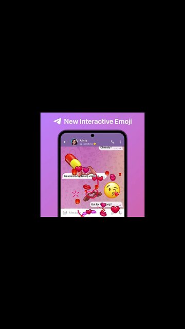 Mais Emojis Interativos no Telegram-Fevereiro 2023