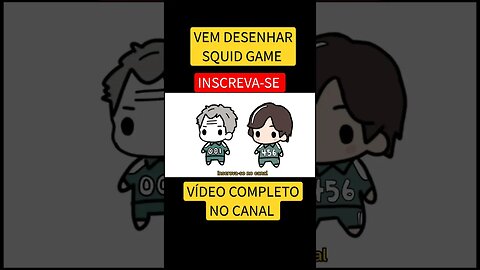 COMO DESENHAR SQUID GAME FÁCIL #desenho #shorts #desenhofacil #desenholivre #squidgame