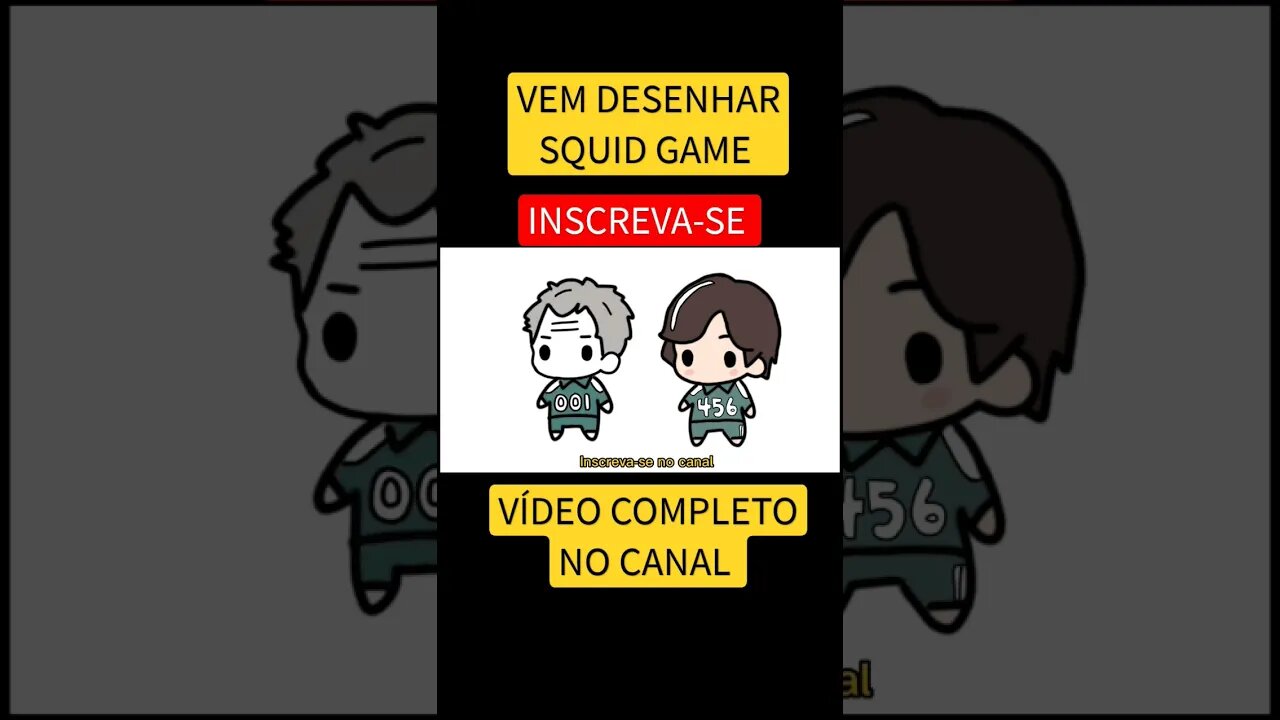 COMO DESENHAR SQUID GAME FÁCIL #desenho #shorts #desenhofacil #desenholivre #squidgame