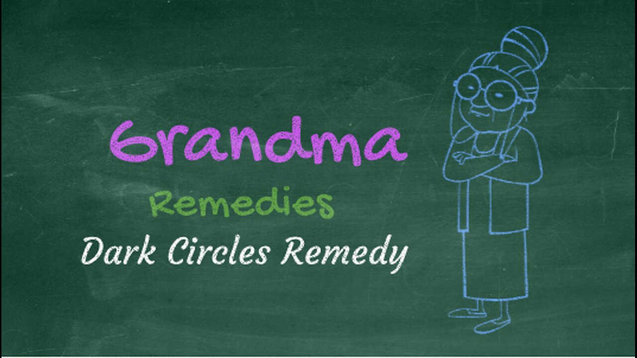 Grandma home remedy for dark circles - fast removal of dark circles