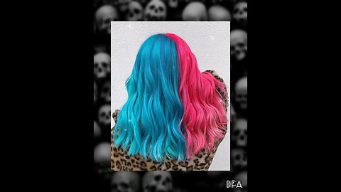 CABELOS METADE DE DUAS CORES #hairstyle #colorhair #cabeloscoloridos