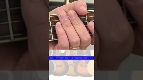 22 The Musical Alphabet Applied To Guitar #shorts #yearofyou