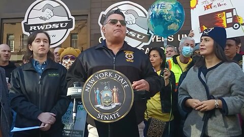 Protect workers from Extreme Temperatures Rally 216 West 14th St 2/10/23 JESSICA RAMOS/LATOYA JOYNER