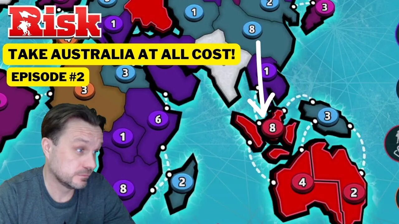 Risk: Taking Australia at all cost episode 2! Just having fun with friends on Twitch!