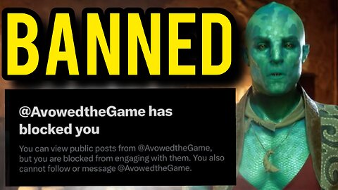 Official Avowed Account IMMEDIATELY Blocks Anyone Questioning Pronouns…
