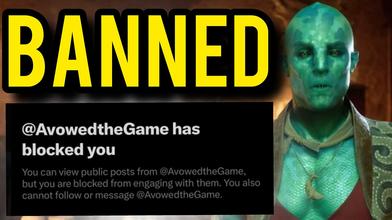 Official Avowed Account IMMEDIATELY Blocks Anyone Questioning Pronouns…