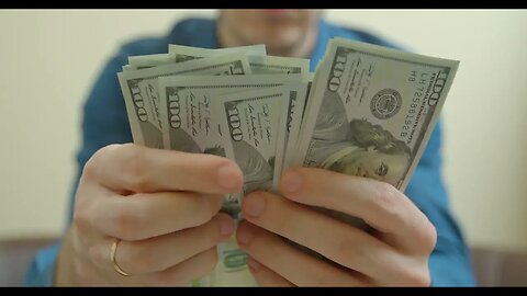 person counts 100 dollar banknotes in hands white background stitch of money rich m SBV 338238511 HD