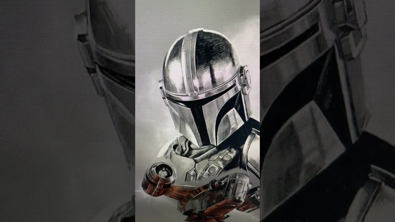 I Want to Draw ✍🏼 Star Wars Characters and Mandalorian Armor - Shorts Ideas 💡