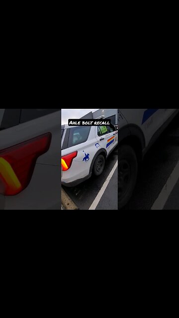 2020+ Ford Explorer Interceptor Recall 22V-225 rear axle bolt fracture/ fatigue.