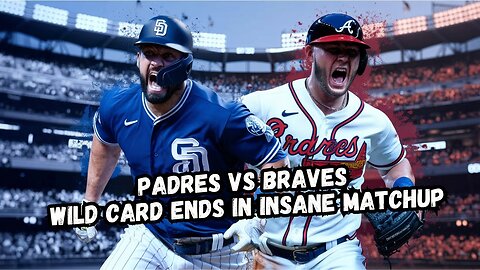 Padres vs Braves Wild Card Game Ends in EPIC Showdown!
