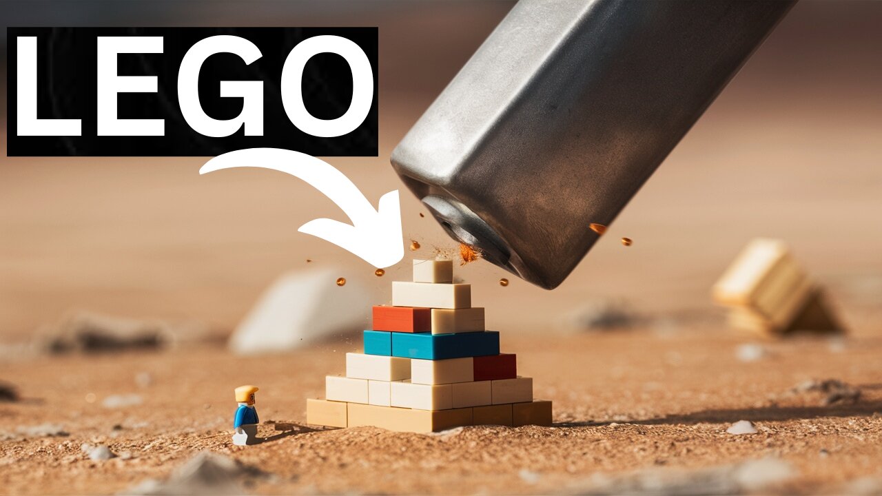 Mind-Blowing LEGO Pyramid Destruction (YOU HAVE TO SEE THIS)