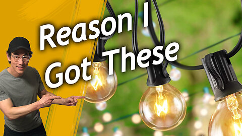 Incandescent G40 Clear Bulbs String Lights by Better Home & Gardens, Why I Got These, Product Links