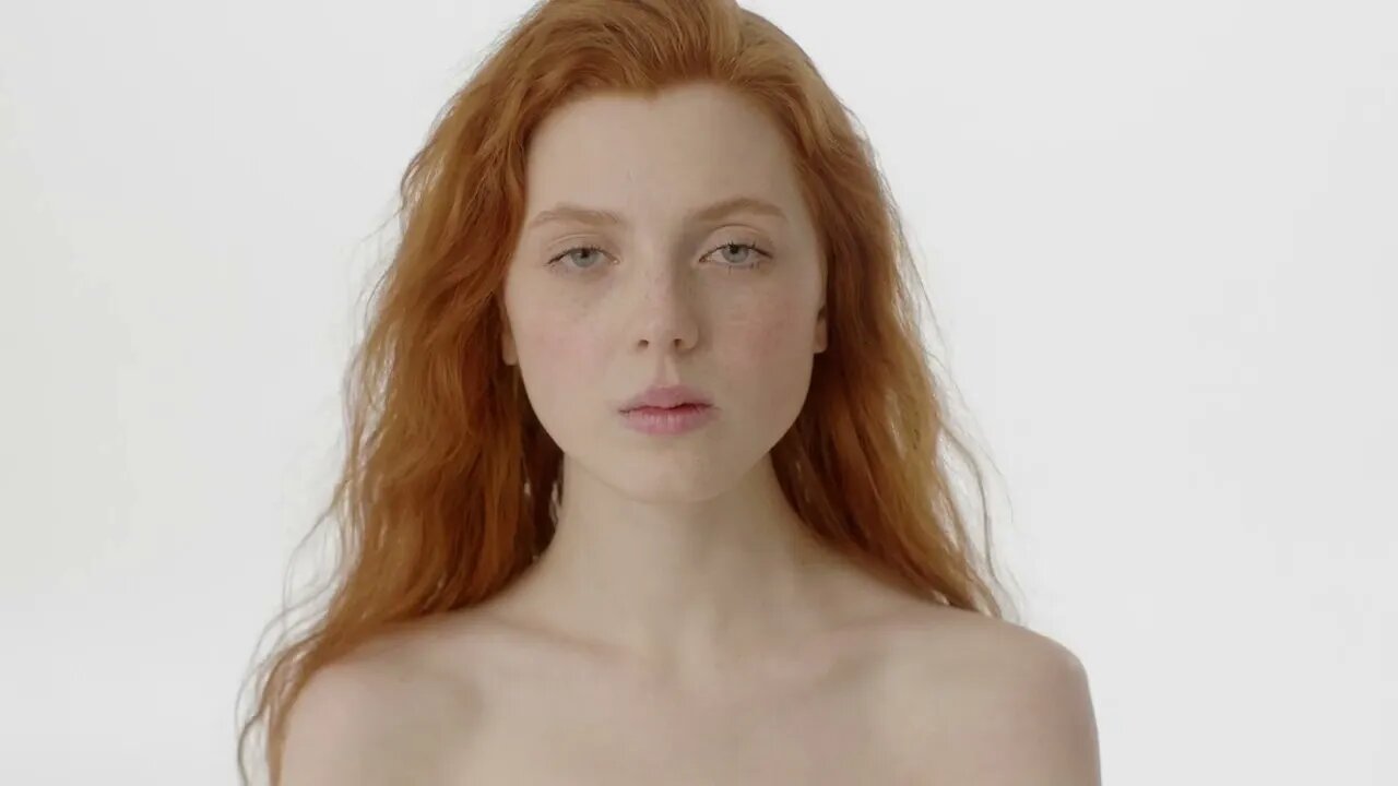 mulher rosto retrato spa modelo menina com pele perfeita fresca limpa caucasiano feminino