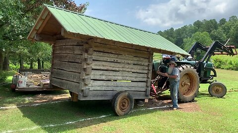 Log Smokehouse - It's time to move it (pt 3)