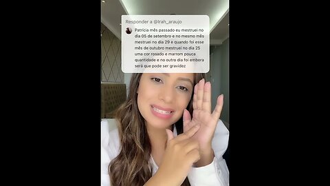 Menstruei uma cor marrom com pouca quantidade pode ser gravidez?