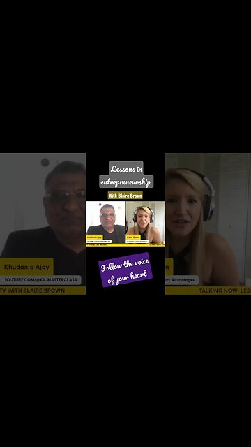 Lessons in Entrepreneurship from Blaire Brown #shorts