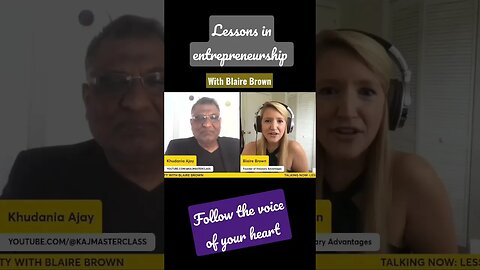 Lessons in Entrepreneurship from Blaire Brown #shorts