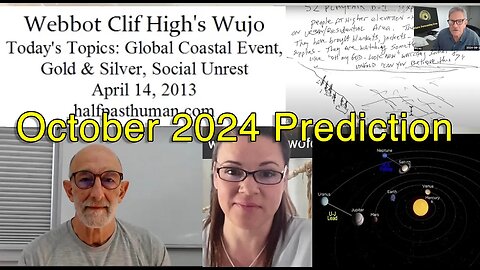 Global Costal Event October 2024? - Cliff High, Web Bot Data, Remote Viewing, Future Predictions!