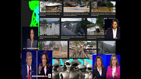 KAMALA HELENA FAKE FEMA backed by FAKE NEWS stacked with FAKE BOOBS vs MAGA