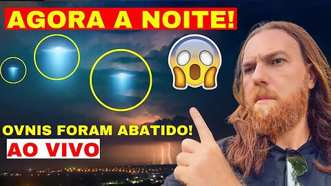 AGORA A NOITE APARIÇÕES DE OVINI NO CÉU RIO DE JANEIRO RAIO CAI NO CRISTO APOCALIPSE CHEGOU!