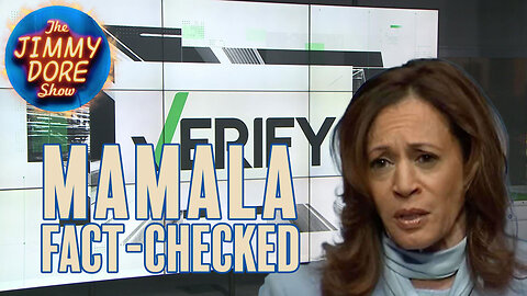 Kamala Harris got fact-checked by Verify on unemployment▮The Jimmy Dore Show