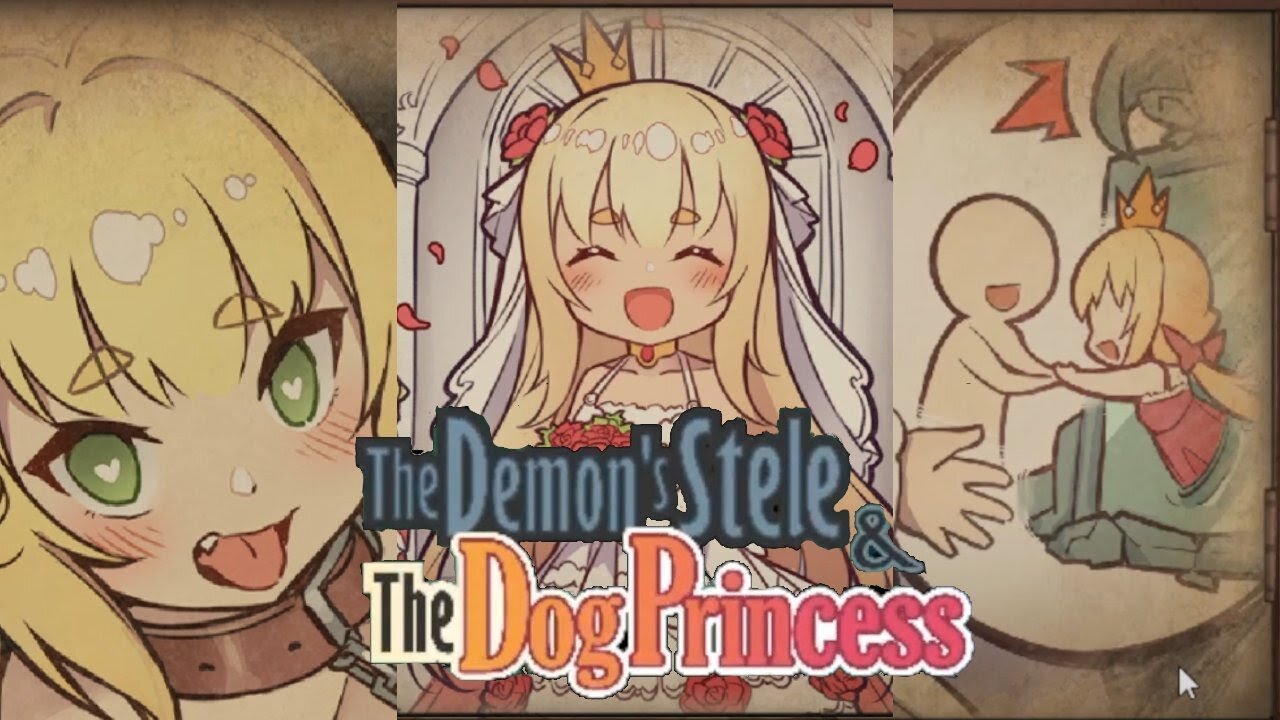 (All ending)The demon's Stele and The Dog Princess-悪魔の石板と呪いの犬姫